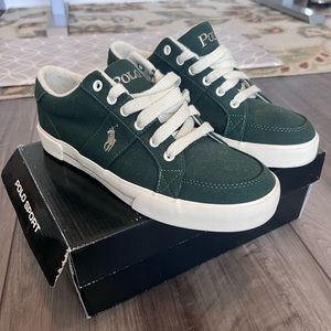 POLO Ralph Lauren SPORT green canvas lifestyle sneakers